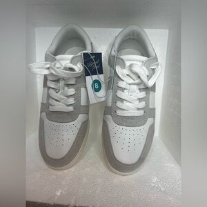 Universal Thread White and Light Gray Women's Athletic Sneakers